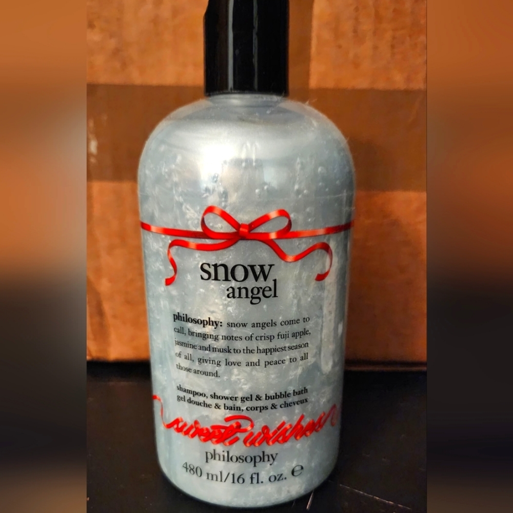 Philosophy Snow Angel Shampoo, Shower Gel & Bubble Bath 16 oz